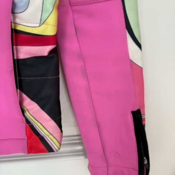 Emilio Pucci x Rossignol Pink Multicolor Ski Jacket Size 1 Small - Picture 7 of 10